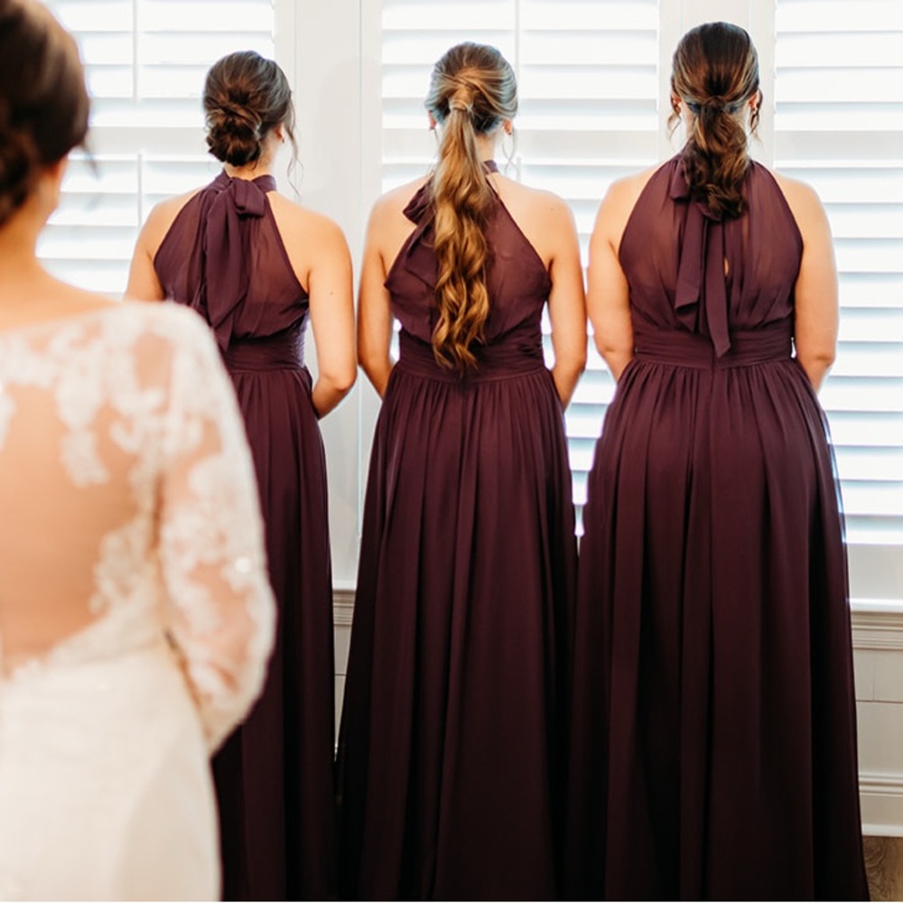 Azazie Plum Bridesmaid Dress